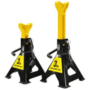 Set X2 Caballete Tripode Auto 3 Tn Doble Traba Crossmaster