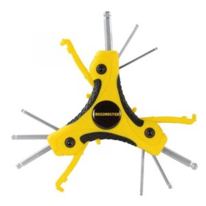 Juego 9 Llaves Mangot Hexagonal Pulgadas Crossmaster