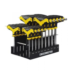 Juego 18 Llaves Mango T Hexag Métr-puLG