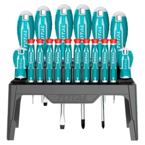 Set de 18 Destornilladores Industrial Total