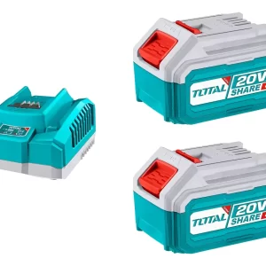 Combo 2 Baterías de Litio 4.0Ah y Cargador Rápido 20V