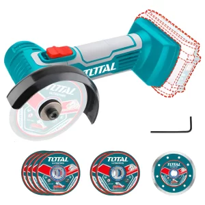 Mini Amoladora Inalámbrica Total 20V – 3" (76 mm)