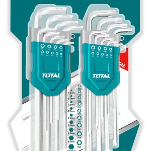 Conjunto de Llaves Hexagonales y Torx Total 18 Piezas