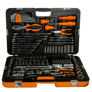 Juego de Herramientas Lusqtoff SHL150-9 | Kit Mecánico Profesional 150 Pzs