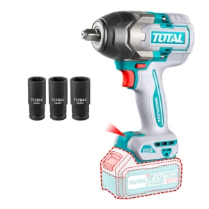 Llave de Impacto Total 20V 850Nm TIWLI20851 (Sin Batería)