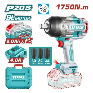 Llave de impacto total 1750 NM encastre 3/4