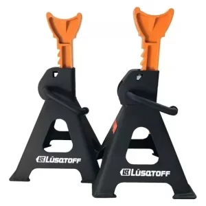 Set 2 Caballetes Tripode Auto 3tn Lusqtoff Cremallera Reforzado