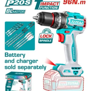 Taladro Atornillador Percutor 96nm Total