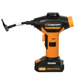 Inflador a batería con medidor digital