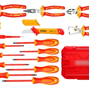 Caja de herramientas aisladas de 16 piezas Total