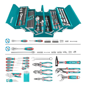 Set Maletin Herramientas Manuales Metalica 108 Piezas Total THTCS121081