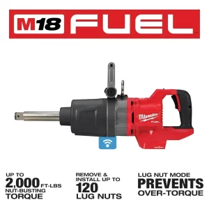 Llave De Impacto 1" 2000NM Vástago Largo Milwaukee Fuel 2869-20