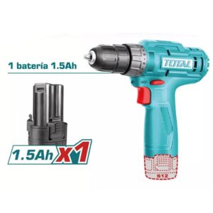 Taladro Atornillador a Batería Inalámbrico 12V 10mm 20Nm sin Batería Total TDLI12428