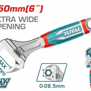 Llave Ajustable 150mm 6" Industrial Total THT101066