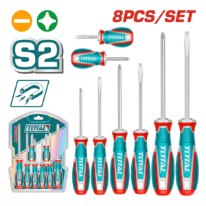 Set de 8 Destornilladores Total S2 Industrial TKSDS0826