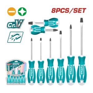 Set 8 Destornilladores Total Industrial THT250608
